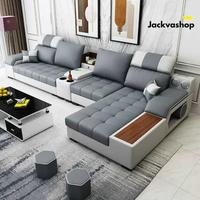 Gambar Terbaru Jt-An Kursi Sofa Minimalis Furniture Ruang Tamu Keluarga Sofa L Kode 491 dari Kini Creatife Store undefined 3 Tokopedia