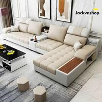 Gambar Terbaru Kursi Sofa Minimalis Furniture Ruang Tamu Keluarga Sofa L Kode 732 dari Kini Creatife Store undefined 4 Tokopedia