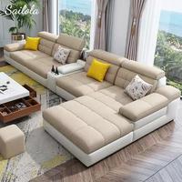 Gambar Terbaru Sofa L Modern Dengan Kualitas Premium Furniture Ruang Tamu Modern Kode 701 dari Kini Creatife Store undefined 2 Tokopedia