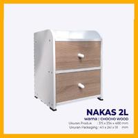 Gambar Terbaru Nakas 2L Rak Meja Minimalis Rias Furniture Ruang Tamu Laci Penyimpanan Kode 578 - Putih dari Kini Creatife Store undefined 5 Tokopedia