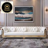 Gambar Terbaru Sofa Chesterfield Furniture Jati Mewah Minimalis Ruang Tamu Terbaru Kode 471 dari Kini Creatife Store undefined 1 Tokopedia