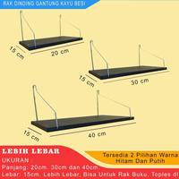 Gambar Terbaru Za Rak Gantung L 15 Cm Rak Furniture Hiasan Dinding Kamar/Ruang Tamu Kode 804 - Putih, 30 X 15 CM dari Kini Creatife Store undefined 4 Tokopedia