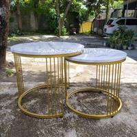 Gambar Terbaru Meja Tamu Minimalis Set | Meja Minimalis | Meja Ruang Tamu | Furniture Kode 494 - Putih dari Kini Creatife Store undefined 5 Tokopedia