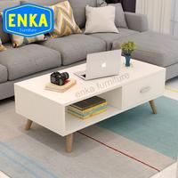 Gambar Terbaru Meja Ruang Tamu Minimalis-Enka Furniture-Meja Dengan Laci Kode 563 - polos dari Kini Creatife Store undefined 3 Tokopedia