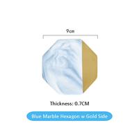 Gambar Sophia Modern Marble Coaster Placemat For Kitchen And Home With Anti-Slip Padding Coasters dari cihkarsihstore undefined 2 Tokopedia