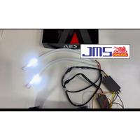 Gambar LAMPU ALIS BULL AES DLR LED WELCOME PLUS SEN RUNNING 30/60 CM UNIVERSAL NMAX LAMA NMAX NEW PCX 150/160 VARIO 125/150/160 BEAT SCOOPY GENIO NINJA 250 R15 R25 CBR GSX SOUL GT125 [PROMO] BARANG BERKUALITAS 100% ORIGINAL - Putih, 30cm dari kanayastr-1 undefined 4 Tokopedia