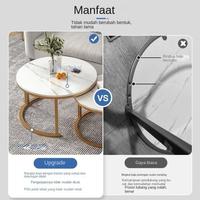 Gambar Terlaris Meja Tamu Minimalis Set /Meja Minimalis/Meja Ruang Tamu/Furniture Kode 723 - Kayu 40cm dari Kini Creatife Store undefined 3 Tokopedia