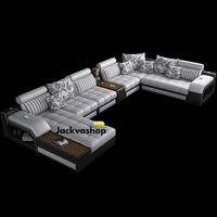 Gambar Terbaru Vd Furniture Ruang Tamu Sofa Minimalis Leter U Mewah Kode 509 dari Kini Creatife Store undefined 4 Tokopedia
