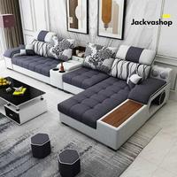 Gambar Terbaru Jt-An Kursi Sofa Minimalis Furniture Ruang Tamu Keluarga Sofa L Kode 491 dari Kini Creatife Store undefined 2 Tokopedia