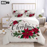 Gambar Ailihu Red Christmas Bedding Set Queen Bedding Home Textiles Set dari ARIFSTORE 24 undefined 3 Tokopedia