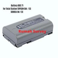 Gambar Battery BDC71 Baterai BDC 71 TOTAL STATION TOPCON ES GM - SOKKIA CX IM Termurah dari JEDDAR_MART undefined 4 Tokopedia