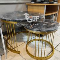 Gambar MEJA TAMU MOTIF GRANIT /MEJA TAMU BULAT MOTIF MARBLE MARBEL/MEJA TAMU MOTIF GRANITE 2 TINGKAT/MEJA TAMU MEWAH/MEJA TAMU ELEGANT/MEJA TAMU TERBARU/MEJA SOFA/MEJA KOPI dari Garuda Jaya Furniture Padang undefined 5 Tokopedia