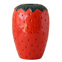 Gambar Strawberry Decor Cute Ceramic Decorative Vase(Small) READY GAN dari Surya Premium Store undefined 5 Tokopedia