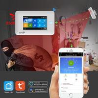 Gambar UT Wireless WIFI GSM Burglar Home Security Alarm System With Door Mo dari Untung Tube undefined 3 Tokopedia