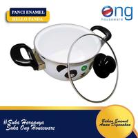 Gambar Panci Masak Enamel 18Cm 22Cm 24Cm Hello Panda Maspion dari toko serbagunasela undefined 5 Tokopedia