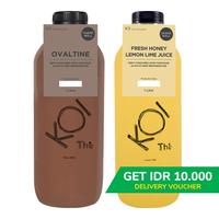 Gambar PTR KOI The Bottled COMBO 1 (Ovaltine + Fresh Honey Lemon Lime Juice) TERBAIK dari Karina Ningtias ID undefined 1 Tokopedia