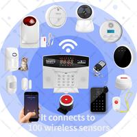 Gambar UT Tuya Smart APP 4G GSM Home Security Alarm System Wireless Wired D dari Untung Tube undefined 3 Tokopedia