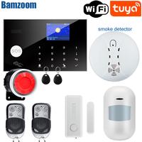Gambar UT Tuya WiFi GSM Home Security Alarm System 433MHz Wireless wire Bur dari Untung Tube undefined 1 Tokopedia