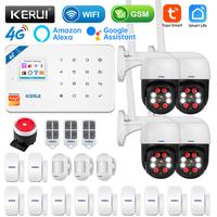 Gambar UT KERUI W184 4GWIFI Alarm System Wireless Home Security Control KI dari Untung Tube undefined 1 Tokopedia