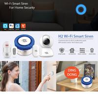 Gambar UT Wireless Home security WiFi Siren Alarm System works for smart l dari Untung Tube undefined 4 Tokopedia