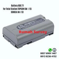 Gambar Battery BDC71 Baterai BDC 71 TOTAL STATION TOPCON ES GM - SOKKIA CX IM Termurah dari JEDDAR_MART undefined 5 Tokopedia