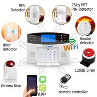 Gambar UT Wired Wireless WiFi GSM Home Burglar Security Alarm System 433M dari Untung Tube undefined 3 Tokopedia
