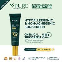 Gambar NPURE Sunscreen Beat The Sun Matte SPF 50+ PA++++ 30gr / Sunscreen Jerawat / Sunscreen Hypoallergenic Acid Extract Beruntusan Hydrating Mencerahkan Wajah dari mslcosmetics undefined 2 Tokopedia