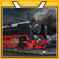 Gambar In Stock Steam Train Building Blocks City Br01Cargo Train Models Set Desktop Decor Bricks Toys For Children Adult Gifts 1173Pcs dari Olinesweet undefined 5 Tokopedia