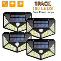 Gambar 1/2/4/6Pcs 100 Led Wall Lights Outdoor Solar Lamp Pir Motion Sensor Solar Powered Sunlight Street Light For Garden Decoration dari Olinesweet undefined 2 Tokopedia