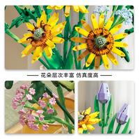 Gambar Romantic Building Blocks 881Pcs Classic Model Bricks Kids Sets Kits Toys Simulation Flower Assembled Bricks For Girl Gift dari Olinesweet undefined 2 Tokopedia