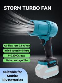 Gambar Turbo fan Rechargeable violent fan, high-power portable hair dryer, handheld brushless high-power fan dari llalant undefined 1 Tokopedia