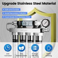 Gambar Vortopt 5Stage Under Sink Water Filter Food Grade Filtration 304 dari daweta store undefined 3 Tokopedia
