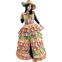 Gambar Kostum baju karnaval wanita dewasa daur ulang plastik bekas mie instan dari cv juno kasim undefined 5 Tokopedia
