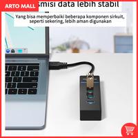 Gambar High Speed 4 Ports USB HUB 3.0 Adapter aksesoris kompute computer cabang USB spliter split 4 Ports 2.0 3.0 USB HUB Splitter High dari Arto Mall undefined 2 Tokopedia