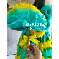 Gambar Kostum/Baju Dress Daur Ulang Dari bahan Kantong Plastik/kresek kuning - S (1-2th) dari cv juno kasim undefined 2 Tokopedia
