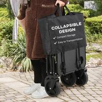 Gambar Troli Barang Camping Dengan Meja Portable 8 Inch Table Brake VLT8 VLTX Trolley - Black dari Outdoor Jakarta undefined 3 Tokopedia