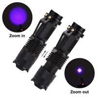 Gambar UV LED Wood's Lamp Flashlight Ultraviolet Torch With Zoom Function Mini Black Light Pet Urine Stains Detector Dogs Pet Supplies dari Elleato undefined 4 Tokopedia
