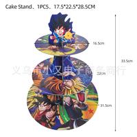 Gambar CT Dragon Ball Birthday Decorations Son Goku Party Supplies Disposab dari Comet Tools undefined 4 Tokopedia
