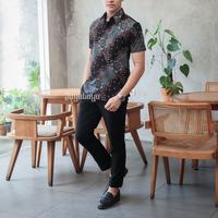 Gambar Jayabaya Batik AMMAR II Kemeja Batik Lengan Pendek - M dari Jayabaya Batik undefined 5 Tokopedia