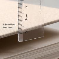 Gambar 120Pages Spiral Sketchbook 160GSM Retro Notebook Linen Hardcover Refillable for Art Drawing Stationery School Supplies Art dari Gouwu undefined 3 Tokopedia