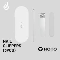 Gambar Hoto Clicclic 3pcs Nail Clippers Set [Multi-Functional, Nail Clipper Set, 5 Tools, Light And Portable, Stainless Steel, ABS Plastic, Beauty, Personal Care ] dari nexashop undefined 1 Tokopedia