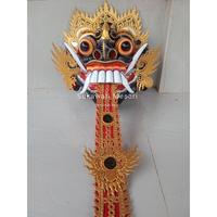 Gambar Topeng Tapel Rangda Leak Hitam Putih Karnaval Pentas Lengkap Lidah Kapeng Iler Handmade Bali - Merah dari Faragrosir.ID undefined 3 Tokopedia