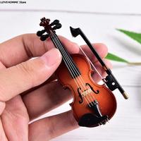 Gambar CU 8cm Musical Instruments Mini Violin Wooden Collection Decorative dari Cheapest Untung undefined 3 Tokopedia