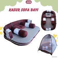 Gambar Kasur Bayi Sofa + Kelambu Bantal Guling dari Maorin undefined 2 Tokopedia