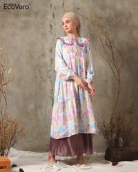 Gambar TERLARIS TUNIK KOREA PREMIUM ECOVERO MOTIF EUN JI SELAMAT BERBELANJA dari Jezz top undefined 2 Tokopedia