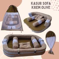 Gambar Kasur Bayi Sofa + Kelambu Bantal Guling dari Maorin undefined 1 Tokopedia