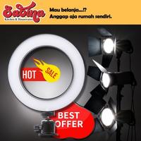 Gambar ASLI LAMPU LED HALO RING FOTO STUDIO LIGHT KAMERA ADJUSTABLE MOUNT dari Vend Pedia undefined 5 Tokopedia