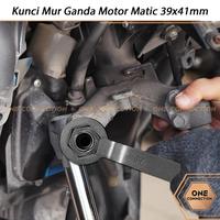 Gambar Kunci Mur Kopling Kampas Ganda Motor Matic 34x39mm 39x41mm Coupling Nut Wrench - 39x41mm dari OneConnection undefined 3 Tokopedia