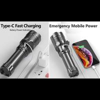 Gambar Senter Smiling Shark SD7138 SmilingShark SD 7138 M80 Powerbank Type-C dari GadgetGloria12 undefined 4 Tokopedia