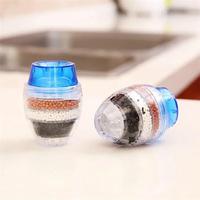 Gambar Filter Air Carbon Aktif Saringan Keran 3 Susun Batu 5X Penjernih Water Purifier Faucet Head Karbon - Hijau dari dubora undefined 3 Tokopedia
